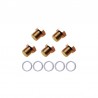 JUEGO RECAMBIO TAPONES DE CARTER 15X1.5