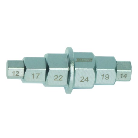 LLAVE PARA EJE DE MOTO, ESCALONADA