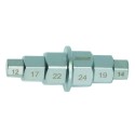 LLAVE PARA EJE DE MOTO, ESCALONADA