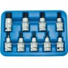 JUEGO LLAVES 1/2" PUNTA TORX, 9 PIEZAS