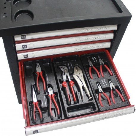 CARRO TALLER 130 HERRAMIENTAS 6 CAJONES