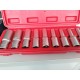 JUEGO VASOS TORX LARGOS, 9 UNIDADES